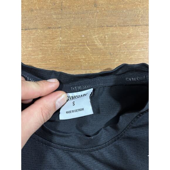 Gymshark Sleeveless Muscle Tank Men’s Small Black Lightweight Workout Top - Picture 3 of 6